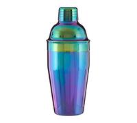 Premier Housewares Cocktail Shaker, Rainbow, 0.55 litres, Acier Inoxydable, Multi/colorées, 8 x 8 x 21 cm