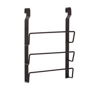 Premier Housewares Étagère d'angle Murale à 3 Niveaux Finition Noire 7 x 24 x 36 cm