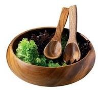 PREMIER HOUSEWARES GRAND SALADIER ROND EN ACACIA G