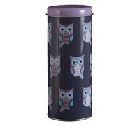 Premier Housewares Happy Owls Boîte de rangement - Petite Boîte Ronde de Stockage - Boîte de conservation