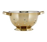 Premier Housewares Hearts Design Passoire Inox Couleur Or - Egoutoir -Ustensile de cuisine