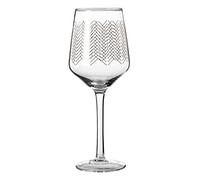 Premier Housewares Jazz Verres à vin, Lot de 4, Doré, 9 x 9 x 22 cm