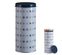 Premier Housewares Joni Boîte de rangement - Petite Boîte Ronde de Stockage - Boîte de conservation