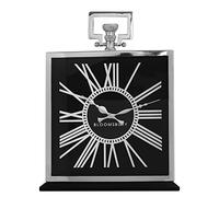 Premier Housewares Kensington Horloge Murale, métal, Noir, 33 x 8 x 42 cm