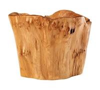 Premier Housewares Kora Bol Profond, Naturel Bois de Cèdre