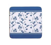 Premier Housewares Lot de 4 Dessous de Verre Motif Roses Bleu