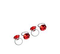 Premier Housewares Lot de 4 Ronds de Serviette Imitation Diamant