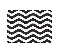 Premier Housewares Lot de 4 Sets de Table Motif Chevron Noir/Blanc