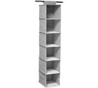 PREMIER HOUSEWARES ORGANISEUR À 6 COMPARTIMENTS GRIS/BLANC 25 X 28 X 128 CM G