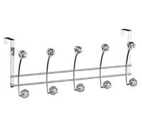 Premier Housewares Patère avec 10 Crochets et Pierres Imitation Diamant Chromé