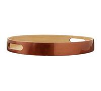 Premier Housewares Plateau de Service en Bambou Doré 30 x 30 x 4 cm