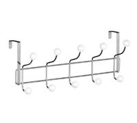 Premier Housewares Porte-Manteau à Suspendre 10 têtes/ Porte Manteau pour Porte à 10 Crochets Blanc