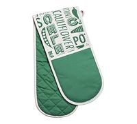 Premier Housewares Porter Green Double Oven Glove