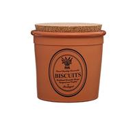 Premier Housewares Porto Boîte à Biscuits en Terre Cuite Naturelle, Orange
