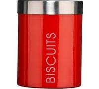 PREMIER HOUSEWARES POT À BISCUITS COUVERCLE HERMÉTIQUE ÉMAIL ROUGE rouge G