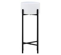 Premier Housewares Pot de Fleurs Noir/Blanc Taille Unique, Bacs à Fleurs