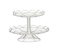 Premier Housewares Présentoir à gâteau Métal 2 niveaux Diamètre 28,5/ Hauteur 21 cm