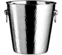 PREMIER HOUSEWARES SEAU À CHAMPAGNE EN INOX EFFET MARTELÉ 20 X 22 X 22 CM G