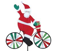 Premier Kites Girouette Père Noël à vélo PKBISAN_GPETIT Multicolore 52 x 8 x 110 cm