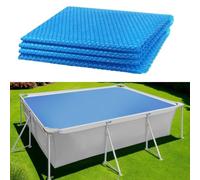 Premium Bâche à Bulles 300 x 500 cm pour Chauffer l'eau Chauffage Solaire Couverture de Piscine Solaire Découpe Individuelle pour Piscines, Bleu