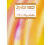 Premium Composition Notebook for Students and Professionals .: Ruled Writing Notebook | College, School, and Employee Lined paper Pad | ideal for ... & Journals | 110 Pages | 7.5X9.25 Inches