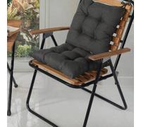 Premium Ensemble de 4 coussins de chaise Pofidik 40x40 cm, matelassés spéciaux, capitonnés, à attacher. Coussins de siège confortables 40*40Polyester