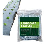 Premium Heavy-Duty Galvanized Landscape Stakes - 50-Piece Professional Set