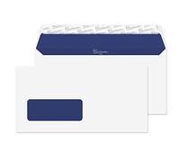 Premium Pure DL 110 x 220 mm vélin à Patte autocollante avec fenêtre recy xtra blanc (lot de 50)