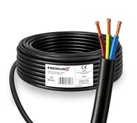 Premium X H05VV-F Câble de raccordement flexible en PVC pour raccords électriques en intérieur 3 x 0,75 mm² 20 m