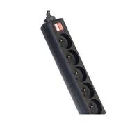 Premiumcord Câble De Rallonge Électrique 230v 5m 5 Prises + Interrupteur, Noir, Avec Extension Socket, Câbles Réseau, Câbles, Adaptateurs, Commutateurs