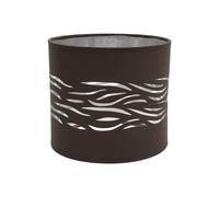 PRENDELUZ Abat-jour de table de 1 E14, couleur marron/argent, dimensions 17 x 17 x 15 cm, idéal pour décorer et donner de la lumière ambiante aux espaces restreints.
