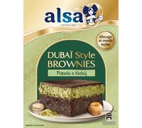 Préparation pour Brownies Dubaï Style Pistache et Kadaïf avec Glaçage Inclus - 260g - Lot de 3