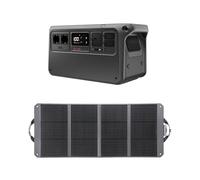 (Préparer soi-même l'adaptateur MPPT) DJI Power 1000 V2 Station d'alimentation portable 1024 Wh, 2600 W avec 1 panneau solaire de 120 W(Zignes), générateur électrique pour camping.