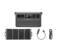 （Préparer soi-même l'adaptateur MPPT）DJI Power 1000 V2 Station portable 1024 Wh, avec 1 solaire pliable 120 W (Zignes), DC5521 femelle/Anderson/XT60, DC 3-en-1, 1 SDC 12/24 V.