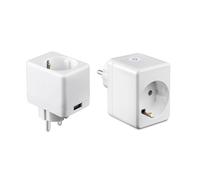 Presa 10A Schuko Avec USB WI-FI V-TAC SMART VT-5002 MPN 8416 Blanc