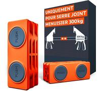 Presch Adaptateur de connexion 2 pcs - Connecteur pour serre-joints une main Presch avec force de serrage 300 kg - Boîtier robuste en fibre de verre pour des performances durables