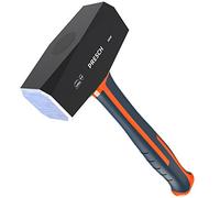 Presch Massette avec manche en fibre de verre 1500 g - Marteau avec tête en acier 1,5kg - Grand Maillet professionnel - Hammer Tool