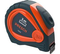 Presch Mètre Ruban 3 m - Mètre à ruban professionnel solide avec agrafe de ceinture stable et système d'enroulement automatique - Measuring Tape - 3 mètres de long