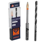 Presch Set de forets carrelage et béton ⌀ 8mm | Foret pour céramique, porcelaine et verre incluant un foret pour béton adapté et une boîte