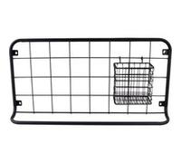 Etagère de cuisine Open Grid avec crochets et panier de rangement - Largeur 30 cm x Longueur 60 cm - Noir