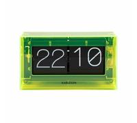 Horloge à poser Boxed Flip - Present Time - Jaune -