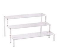 Présentoir À 3 Niveaux, Vitrine pour Figurines D ' Action | Cupcakes Dessert Candy Treat Makeup Organizer Acrylic Stand