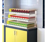 Présentoir à Cigarettes, Support à cigares à Poussoir Automatique, Organisateur de confiseries pour Commerce de détail, présentoir à Cigarettes de Bureau pour Magasin, 92 cm x 29 c