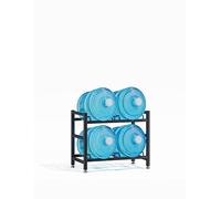 Présentoir à collations, support de carafe à eau de 18 litres pour 2 à 20 bouteilles, support de rangement épais pour bouteilles d'eau