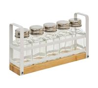 Présentoir à Épices 5 Pots Balm 21cm Blanc