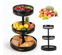 Présentoir à fruits métallique 3 étages,30cm,Corbeille Et Panier à Fruits
