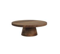 Présentoir à Gâteau Acacia Ø28 cm - HESAN - ALTOBUY Marron