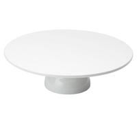 Présentoir à gâteau Plateau à tarte Porcelaine - 30 x 9 cm - Blanc