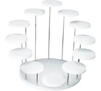 Présentoir À Gâteau Rond En Acrylique, Taille L, Support Pour Cupcakes Et Desserts, Plateau De Service Pour Aliments