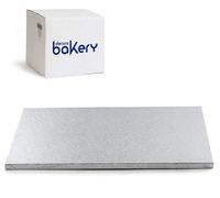 Présentoir à gâteaux en aluminium, argenté, 50 x 70 x 1,2 cm, robuste, durable